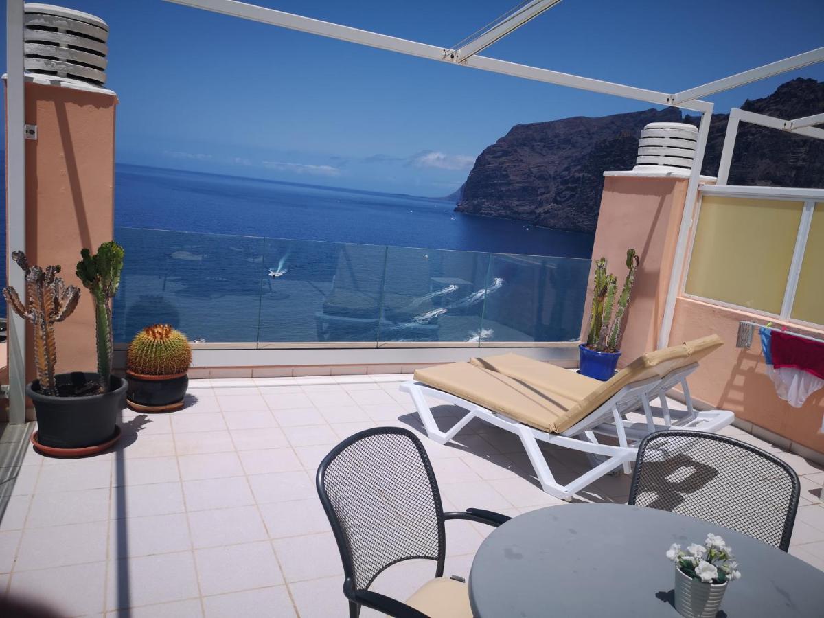 Luxury Apt. With Stunning Sea View Acantilado de los Gigantes Exterior photo